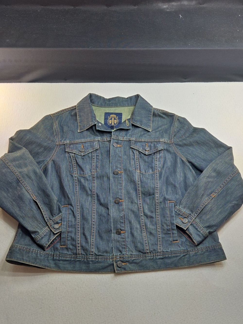 Talbot's Blue Denim Jacket - Classic Trucker Style